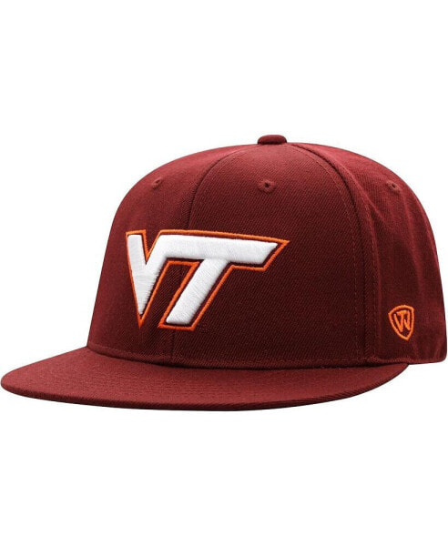 Men's Maroon Virginia Tech Hokies Team Color Fitted Hat