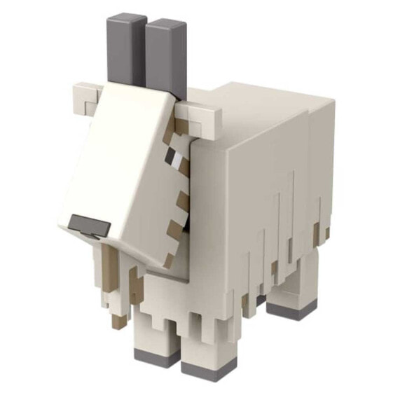 Фигурка Minecraft Коза 3.25 дюйма с 1 строительным элементом портала и 1 аксессуаром