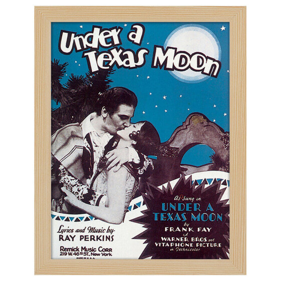 Bilderrahmen Poster Under A Texas Moon