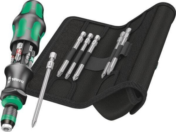 Отвертка ручная Wera Kraftform Kompakt 20 Tool Finder 2 с сумкой