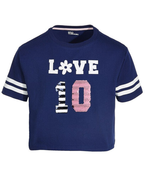 Big Girls Love Varsity Graphic T-Shirt, Created for Macy's