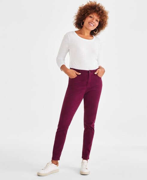 Women's Mid Rise Curvy-Fit Skinny Jeans, Created for Macy's