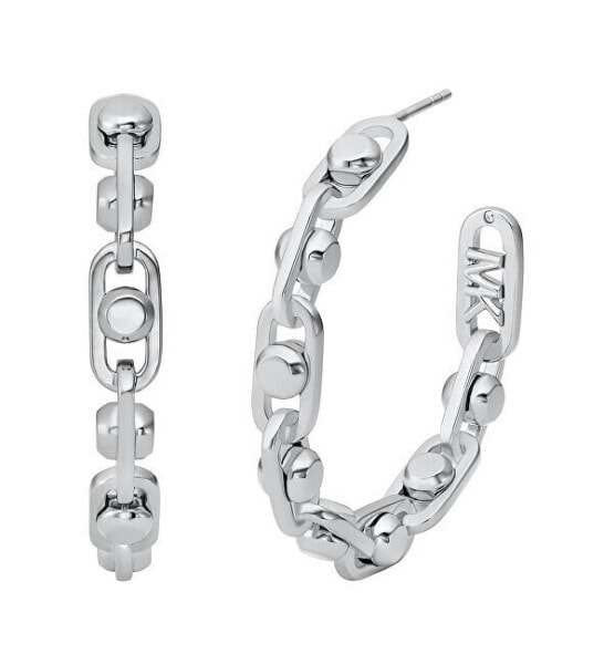 Modern hoop earrings Astor Link MKJ8358040