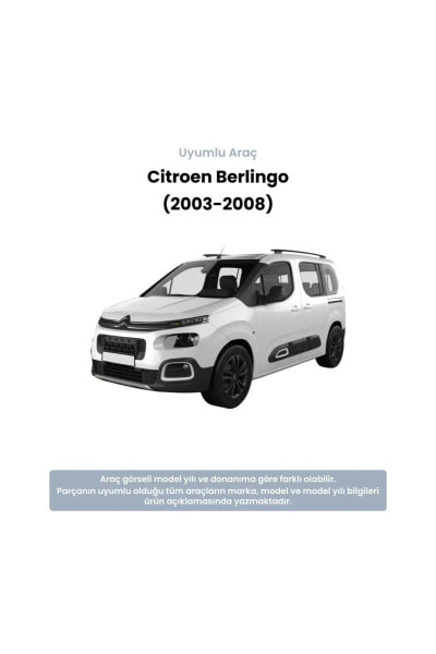 Citroen Berlingo Hava Kanalsız Ön Fren Disk Takımı (2003-2008) Bosch