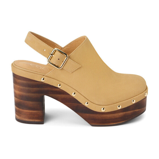 COCONUTS by Matisse Freedom Studded Clogs Womens Beige FREEDOMC-126