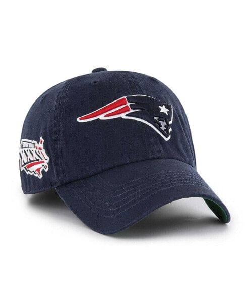 Men's Navy New England Patriots Sure Shot Franchise Fitted Hat