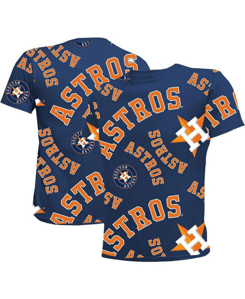 Футболка для малышей Stitches с узором Houston Astros, цвет Navy