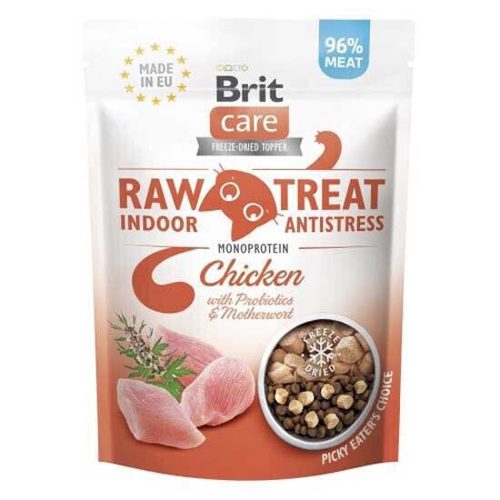 BRIT Care Raw Treat Indoor&Antistress Chicken 40g cat treat