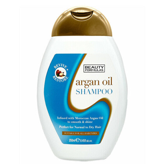 Beauty Formulas Argan Oil Shampoo Шампунь с аргановым маслом для нормальных и сухих волос 250 мл