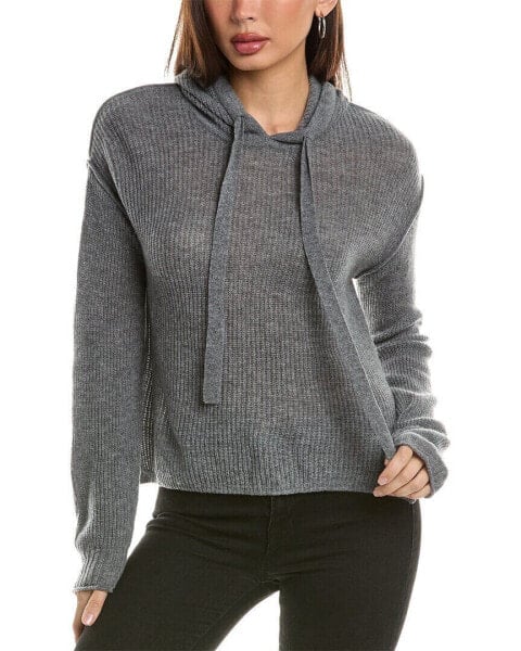 Hannah Rose Shaker Wool & Cashmere-Blend Hoodie Women's