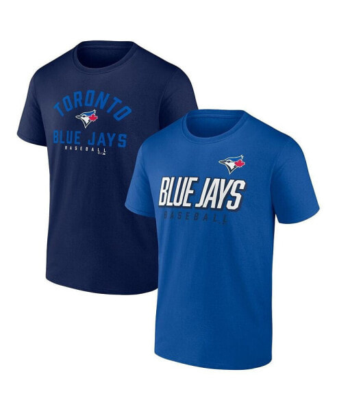 Men's Royal, Navy Toronto Blue Jays Player Pack T-shirt Combo Set