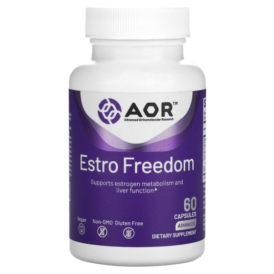 Витамины для женского здоровья Advanced Orthomolecular Research AOR Estro Freedom, 60 капсул
