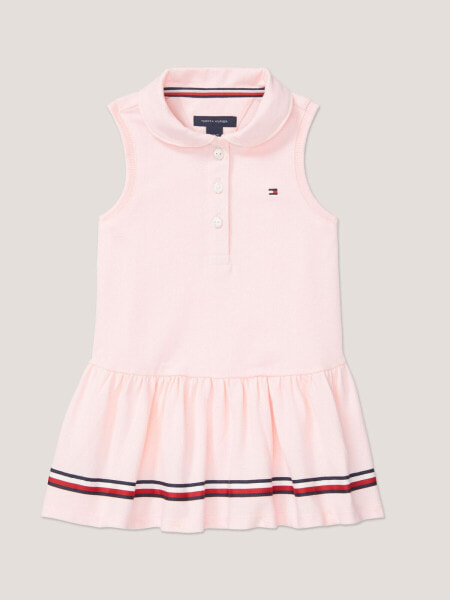 Babies' Sleeveless Stretch Polo Dress