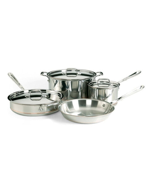 Copper Core Cookware Set, 7 Piece