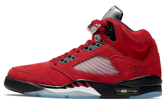 Кроссовки высокие Nike Air Jordan 5 Retro "toro bravo" 2021 Red (Красные)
