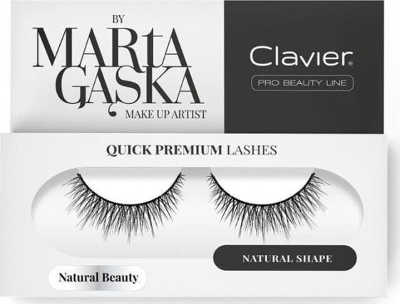 Clavier CLAVIER_Quick Premium Lashes rzęsy na pasku Natural Beauty 827
