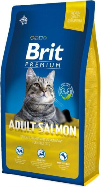 Сухой корм для кошек Brit, Premium, беззерновой, с лососем