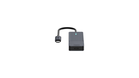 Rapoo USB-C Hub auf USB-A und USB-C grau