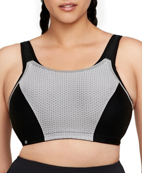 Women's Full Figure Plus Size Adjustable Wirefree Sports Bra 1166