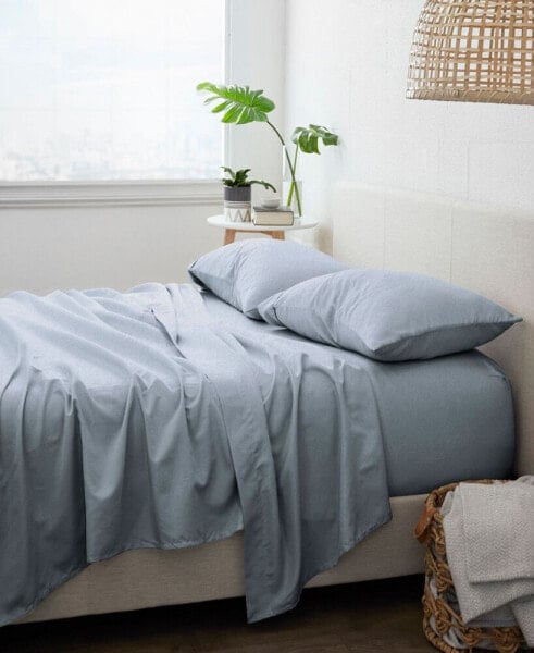 Home Collection Premium 4 Piece Ultra Soft Flannel Bed Sheet Set, Full