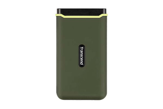Transcend ESD380C - 2000 GB - USB Type-A to USB Type-C - 3.2 Gen 2 (3.1 Gen 2) - 2000 MB/s - Password protection - Green