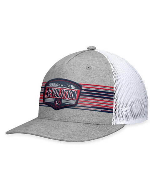 Бейсболка мужская фланелевая Fanatics New England Revolution Steel Snapback Hat