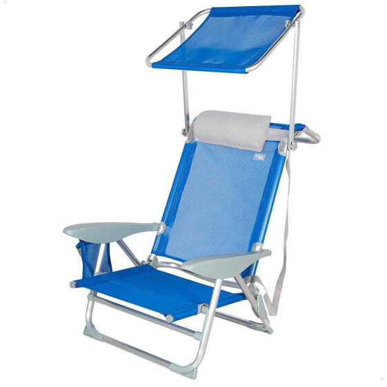 Складной стул с зонтов и карманом AKTIVE Umbrella+Pocket+Handle Aluminium 83x60x20/71 см
