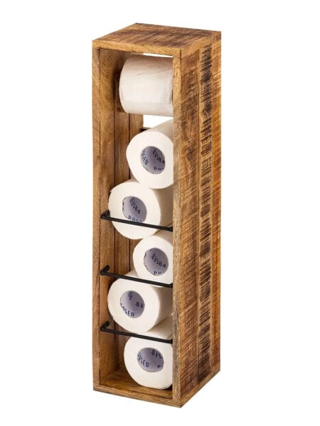 Аксессуары для бани и ванной Casamia Туалетный держатель из дерева стоячий 64x17