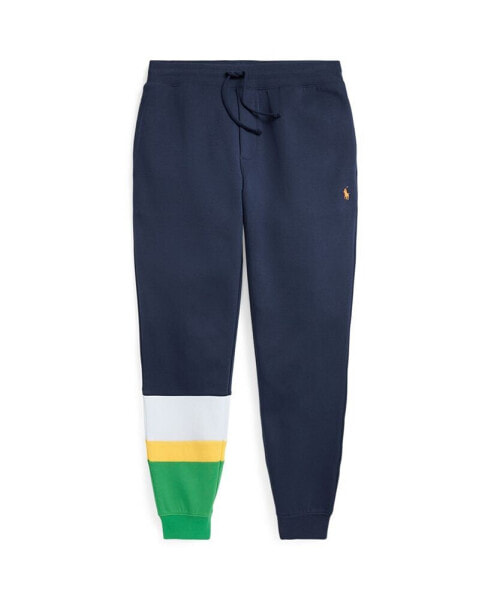 Big Boys Color-Blocked Double-Knit Jogger Pants