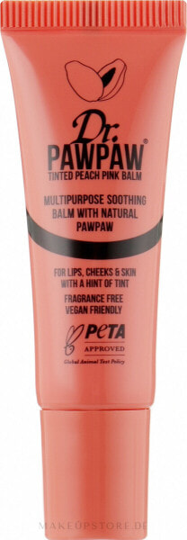 Lippenbalsam mit Pfirsichgeschmack - Dr. PAWPAW Tinted Peach Pink Balm 10 ml