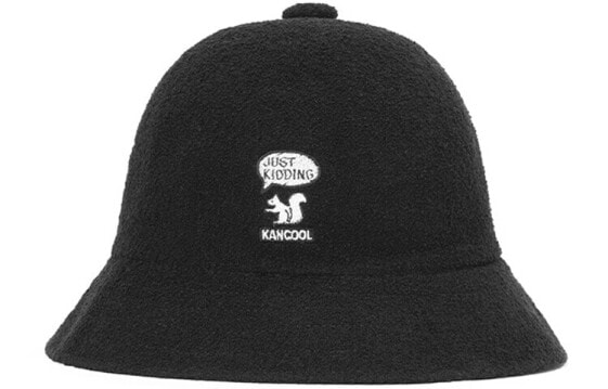 KANGOL 特别款圆顶长檐 黑色 渔夫帽 / Панама KANGOL K3406-BK001