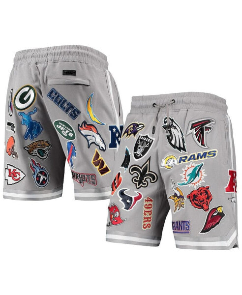 Men's Gray Nfl Pro League Allover Shorts