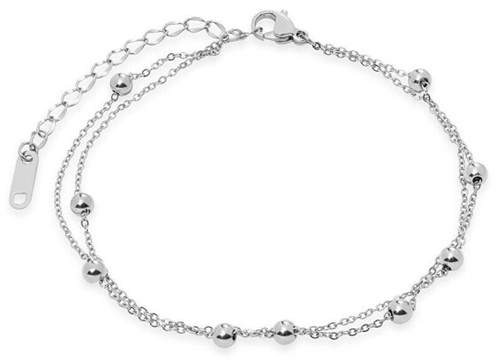 Modern steel bracelet Globe Silver