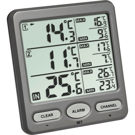 TFA DOSTMANN 30.3062.10 Trio Wireless Thermometer