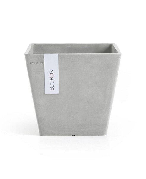 Rotterdam Indoor and Outdoor Square Planter, 12in