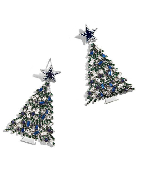 Men's and Women's Dallas Cowboys Christmas Tree Dangling Earrings