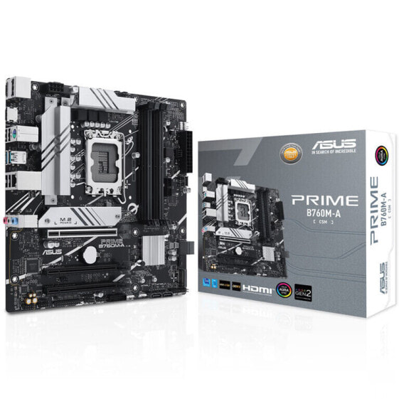 ASUS Prime B760M-A-CSM, Intel B760 Mainboard, Sockel 1700, DDR5