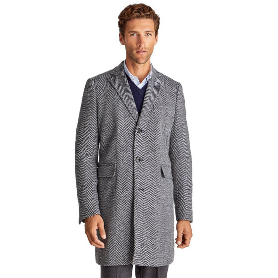 FAÇONNABLE 3B Lined Tweed Coat