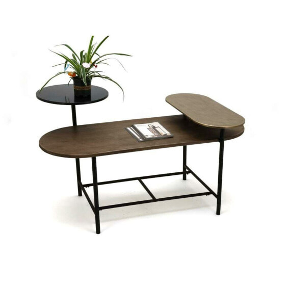 Журнальный столик DKD Home Decor Centre 116 x 76 x 64 см Металл Алюминий Деревянный MDF