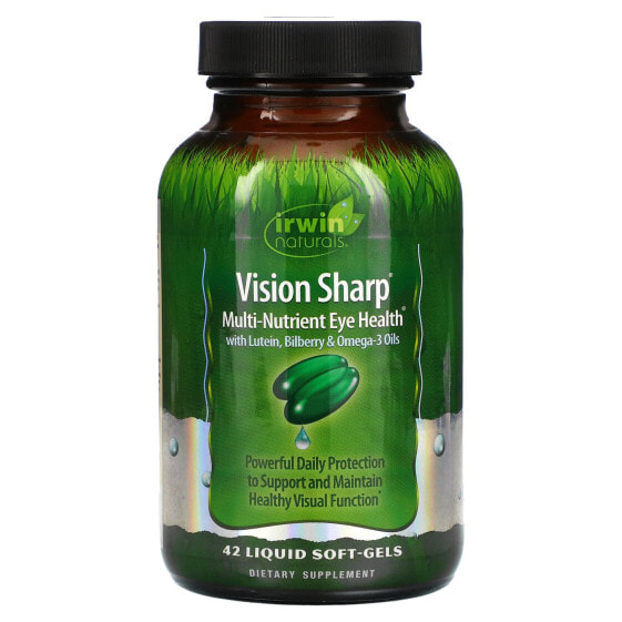Препарат для здоровья глаз Vision Sharp Irwin Naturals, 42 жидкие капсулы