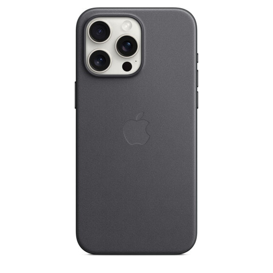 Apple iPhone 15 Pro Max Feingewebe Case mit MagSafe"Schwarz iPhone 15 Pro Max