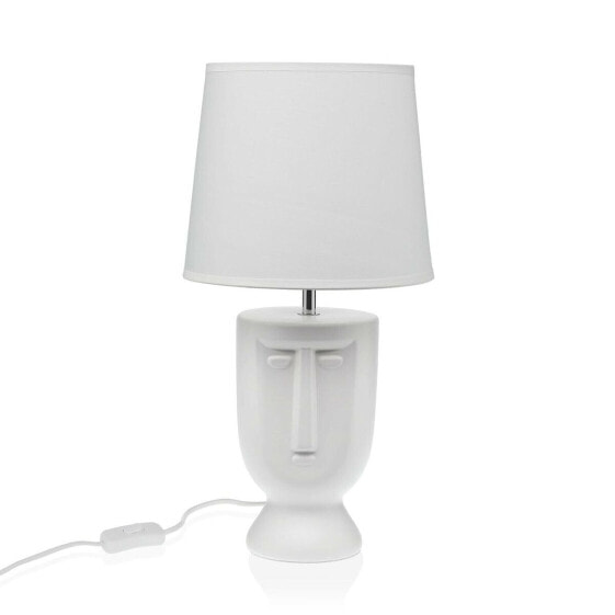 Desk lamp Versa White Ceramic 60 W 22 x 42,8 cm