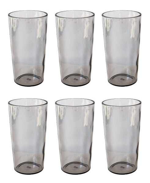 Rustic Jumbo Glasses 23 oz, Set of 6