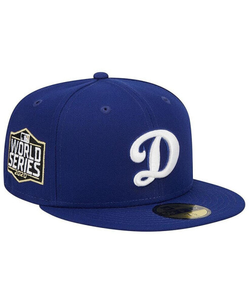 Men's Royal Los Angeles Dodgers Alternate Logo 2020 World Series Team Color 59FIFTY Fitted Hat