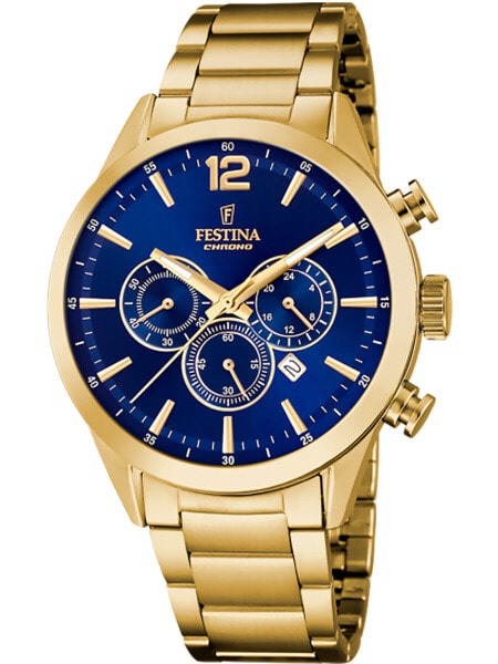 Festina F20633/2 Timeless Chronograph Mens Watch 44mm 5ATM