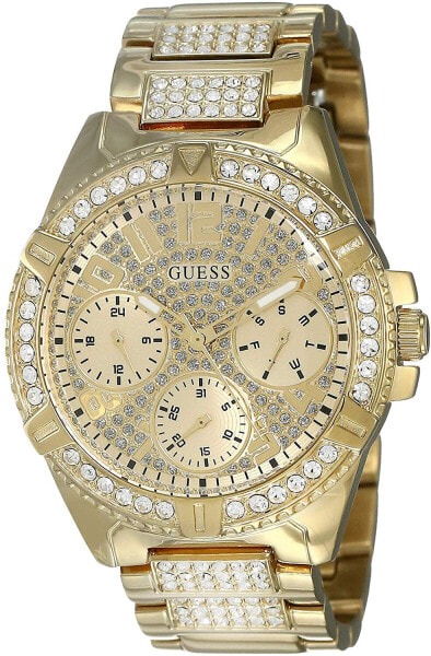 Guess Damen-Armbanduhr LADY FRONTIER 40mm Armband Edelstahl Gold + Gehäuse W1156L2