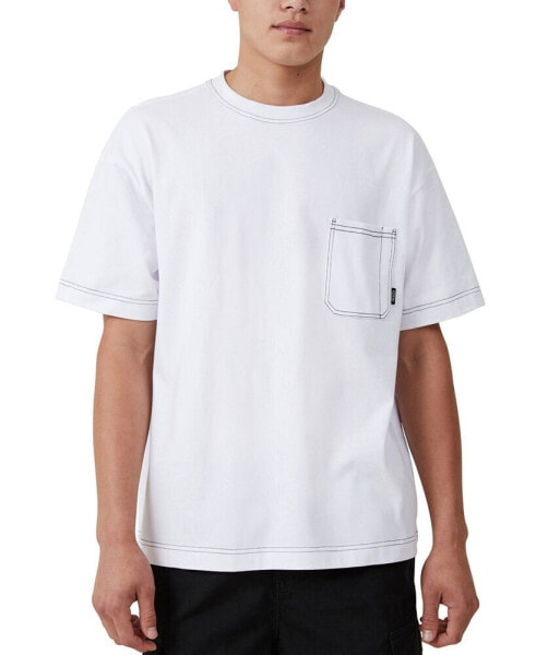 Men's Box Fit Pocket Crew Neck T-shirt