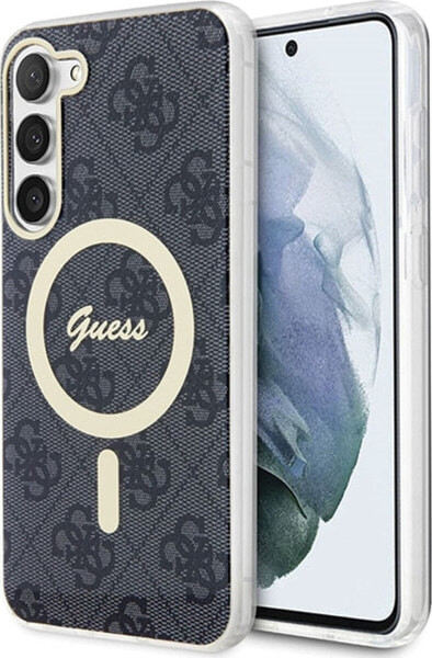 Guess Etui Guess GUHMS23MH4STK Samsung Galaxy S23+ Plus czarny/black hardcase 4G MagSafe