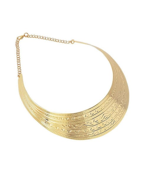 Women's Textured Statement Necklace