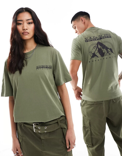 Napapijri Wahine t-shirt in dark green